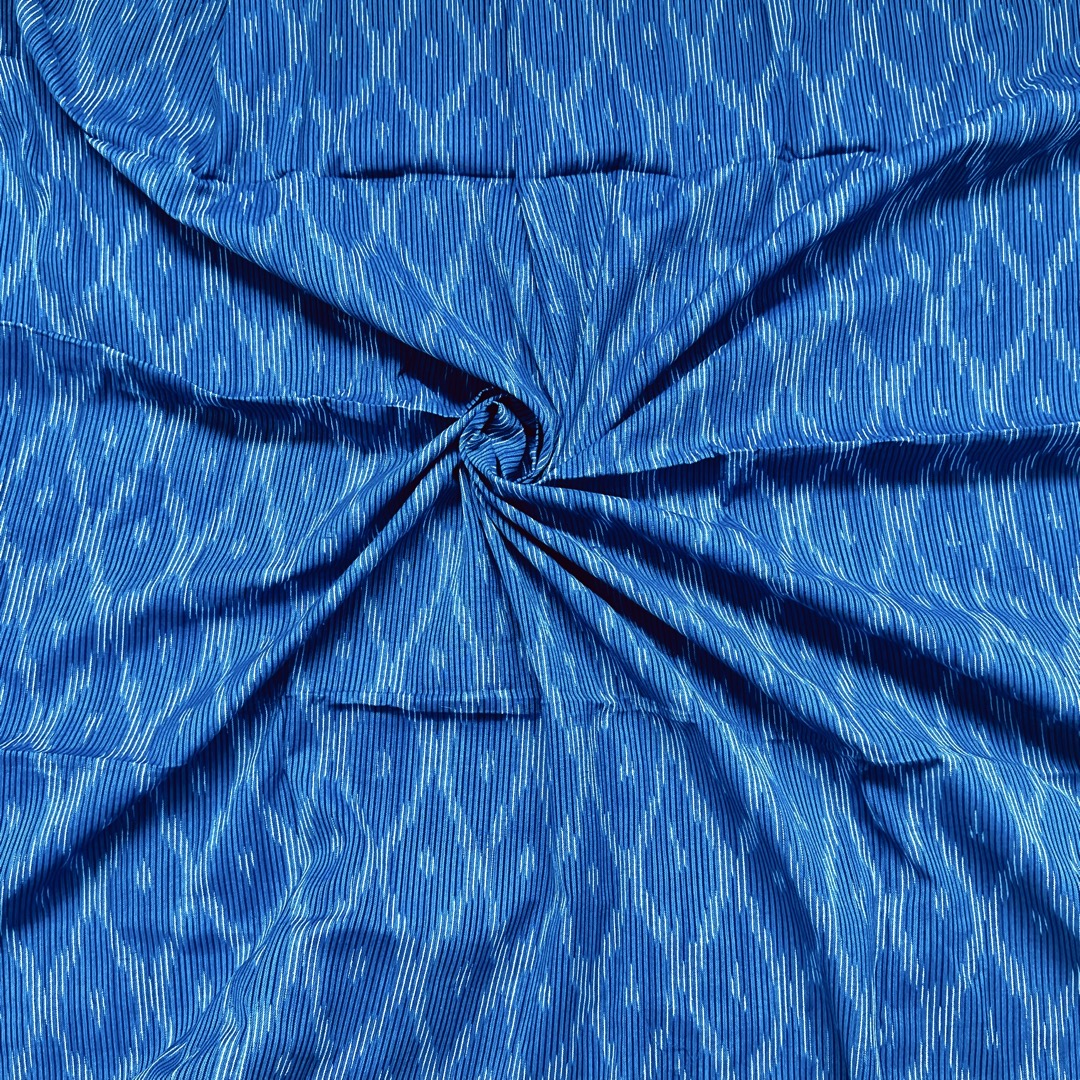 Blouse Ikkat Blue-17