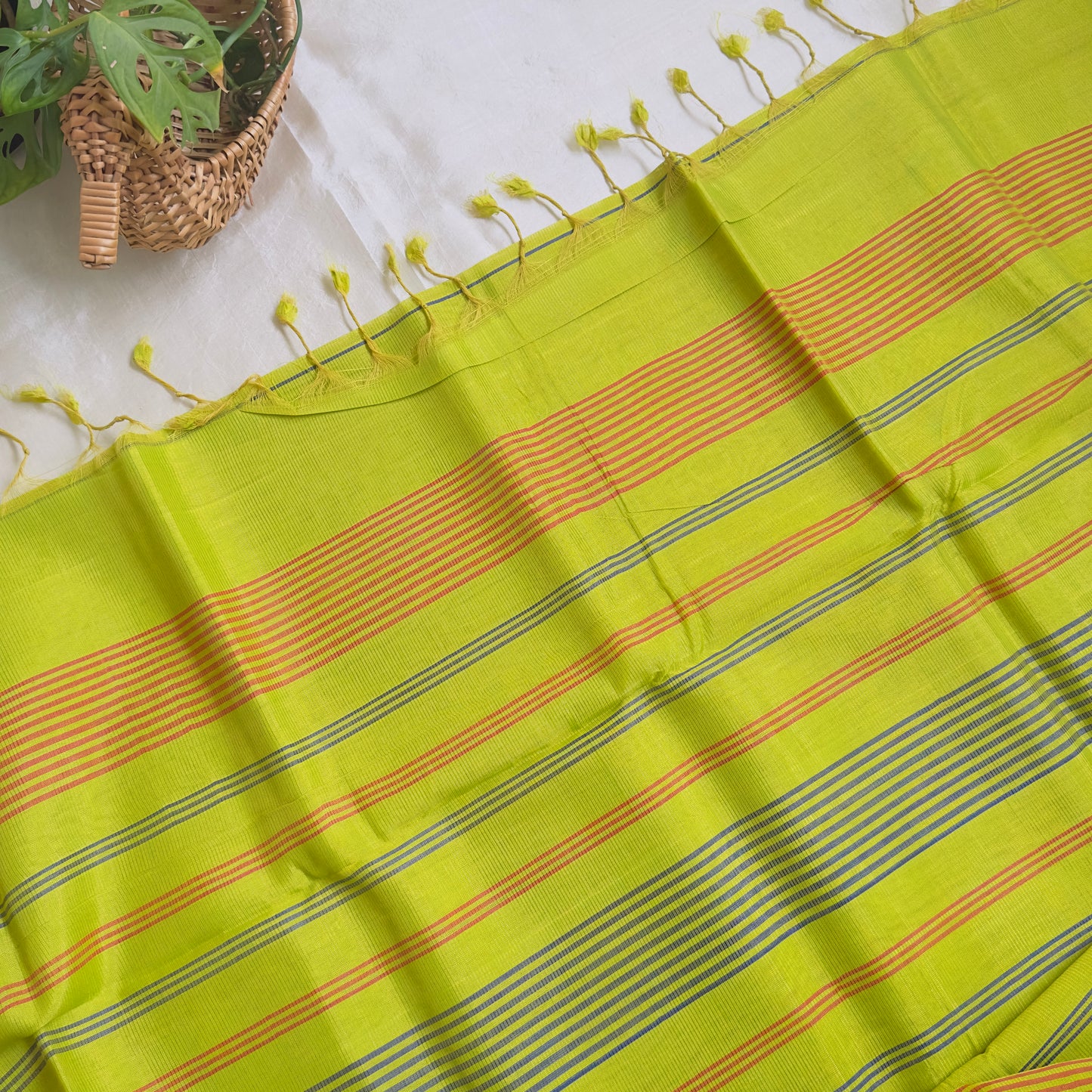 MangalgiriPattu Green Saree - MPCH01