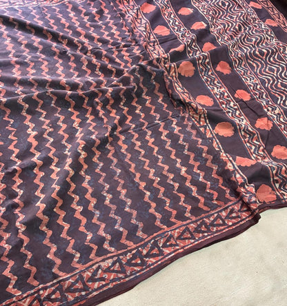 Mulmul Cotton Whine Saree