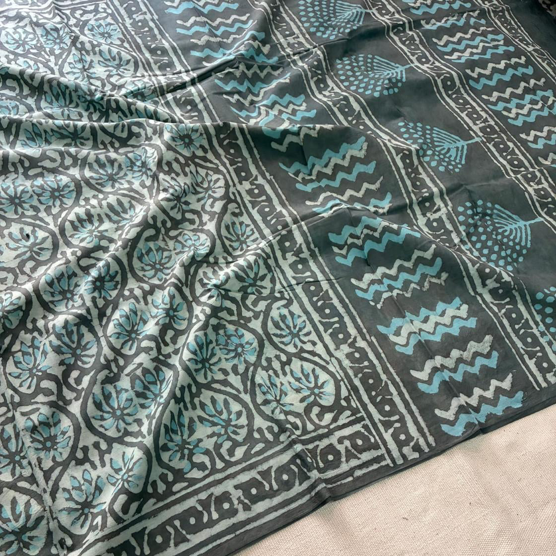 Mul Cotton Grey Sare
