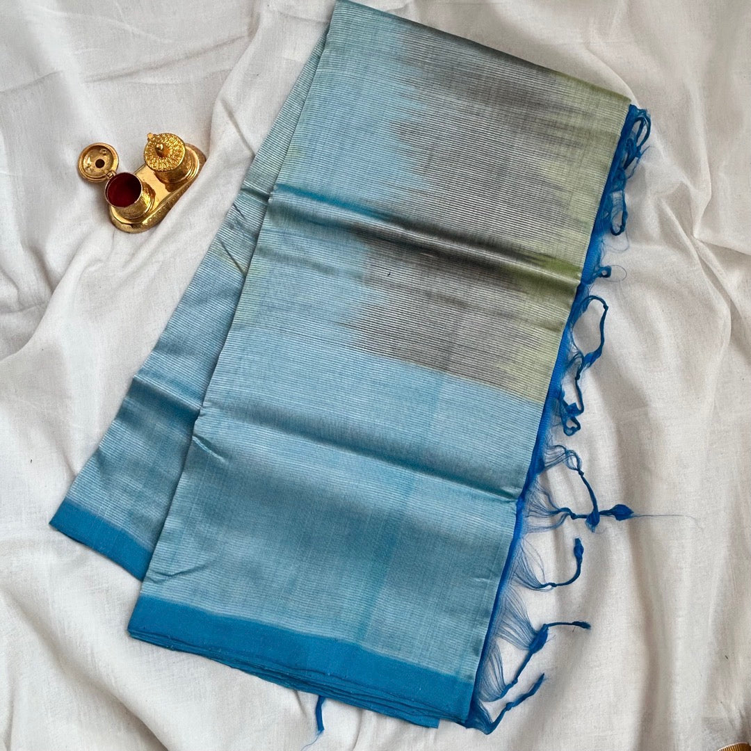 MangalgiriPattu S.Blue Saree - MPH07