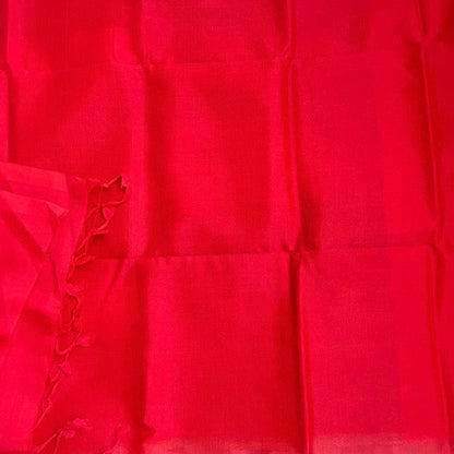 MangalgiriPattu Orange Saree - MPH08