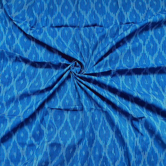 Blouse Ikkat Blue-17