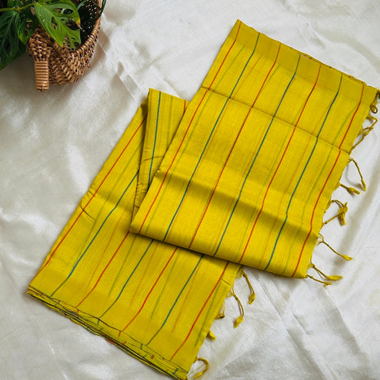 MangalgiriPattu Yellow Saree - MPCH02