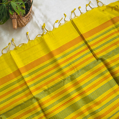 MangalgiriPattu Yellow Saree - MPCH02