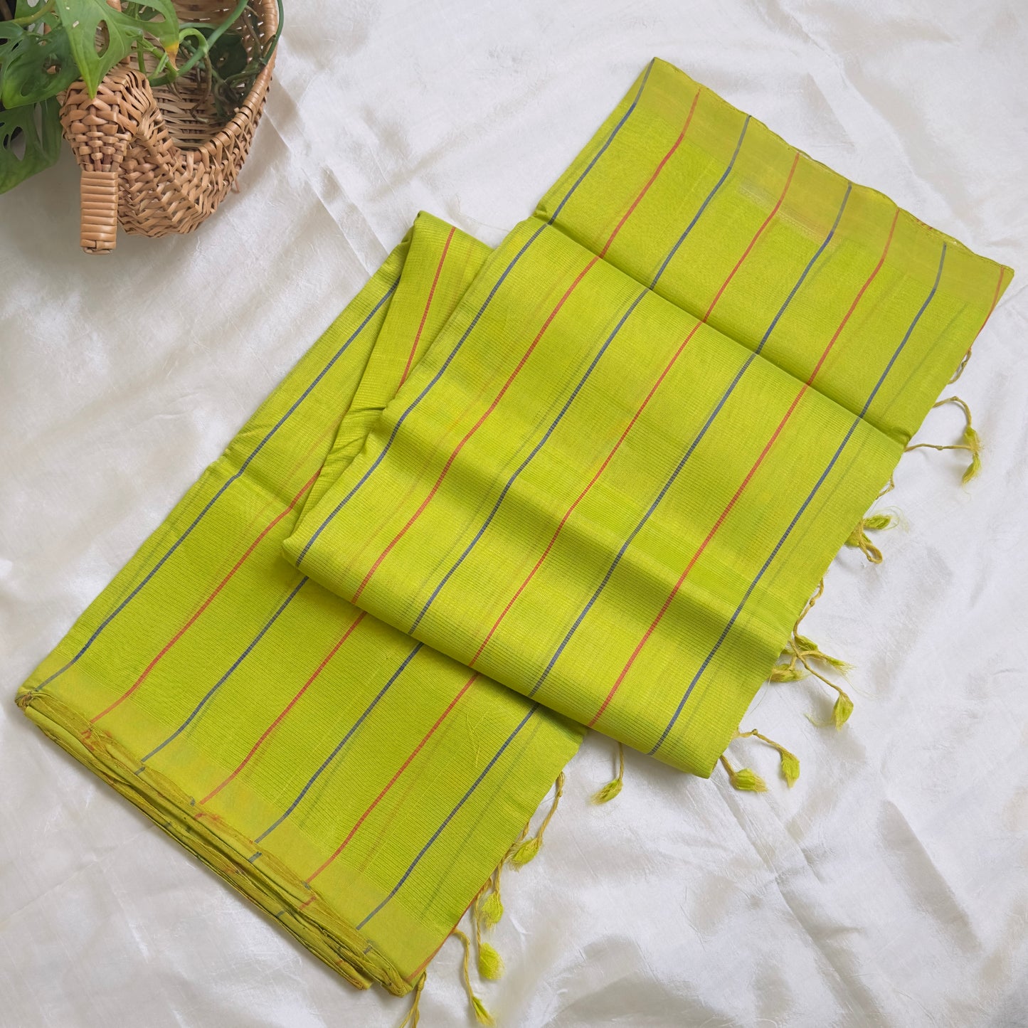 MangalgiriPattu Green Saree - MPCH01