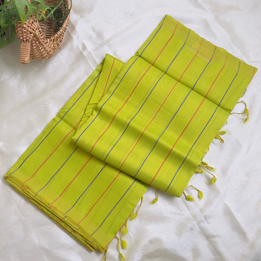 MangalgiriPattu Green Saree - MPCH01