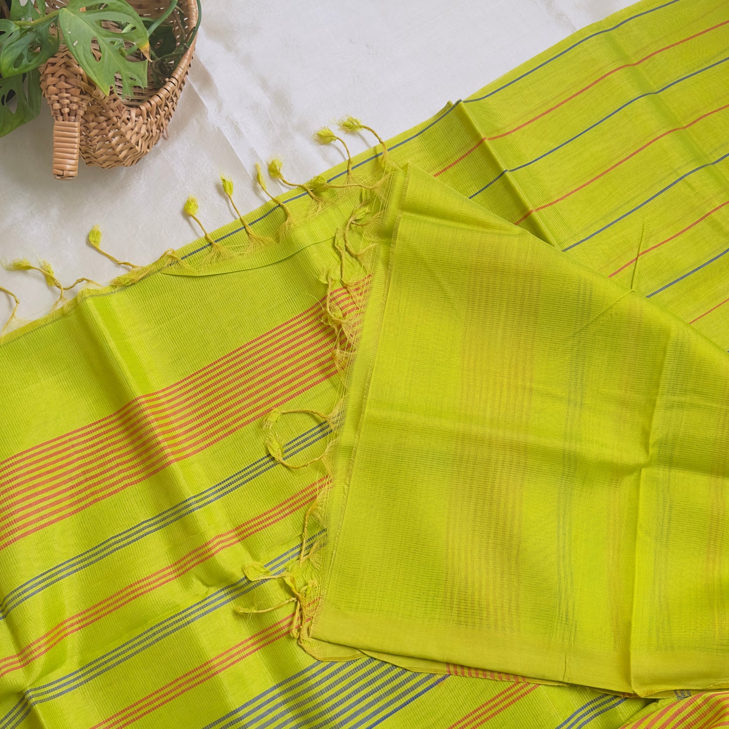 MangalgiriPattu Green Saree - MPCH01