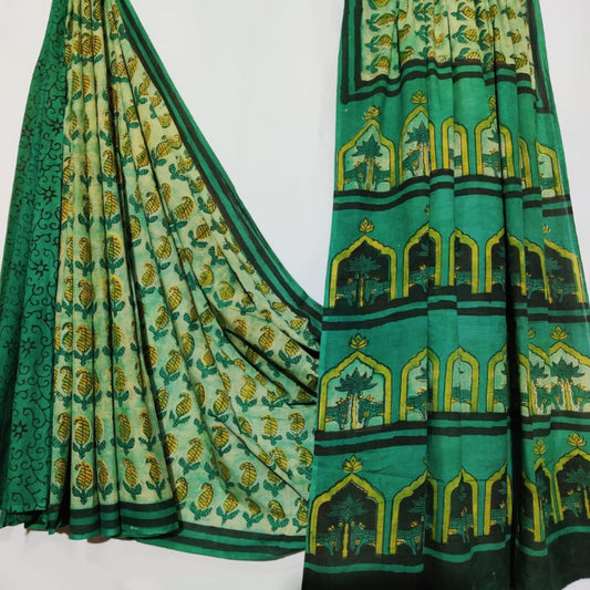 Mul cotton saree